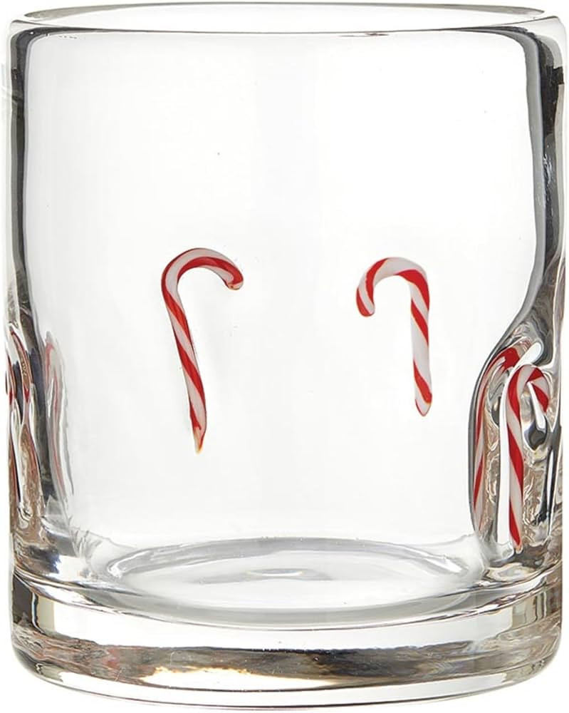 Slant Collections Christmas Glasses Double Old Fashioned Icon Handblown Cocktail Glass, 14-Ounce,... | Amazon (US)