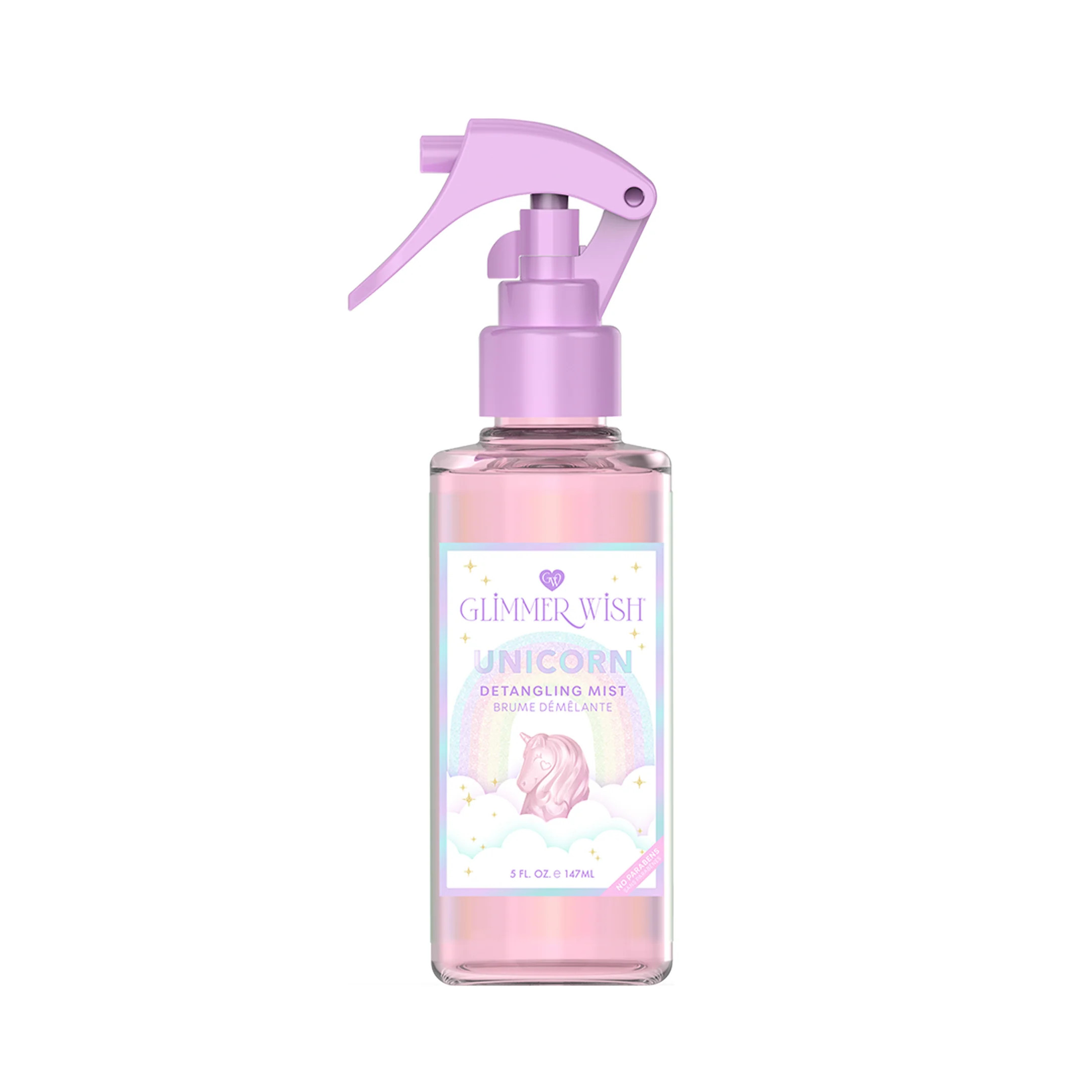 Unicorn Detangling Mist 5oz Paraben Free Glimmer Wish | Glimmer Wish
