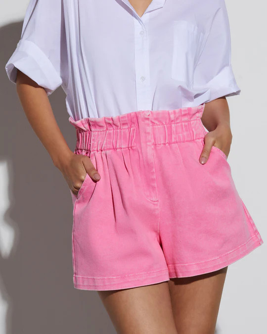 Deena High Waisted Pocketed Shorts | VICI