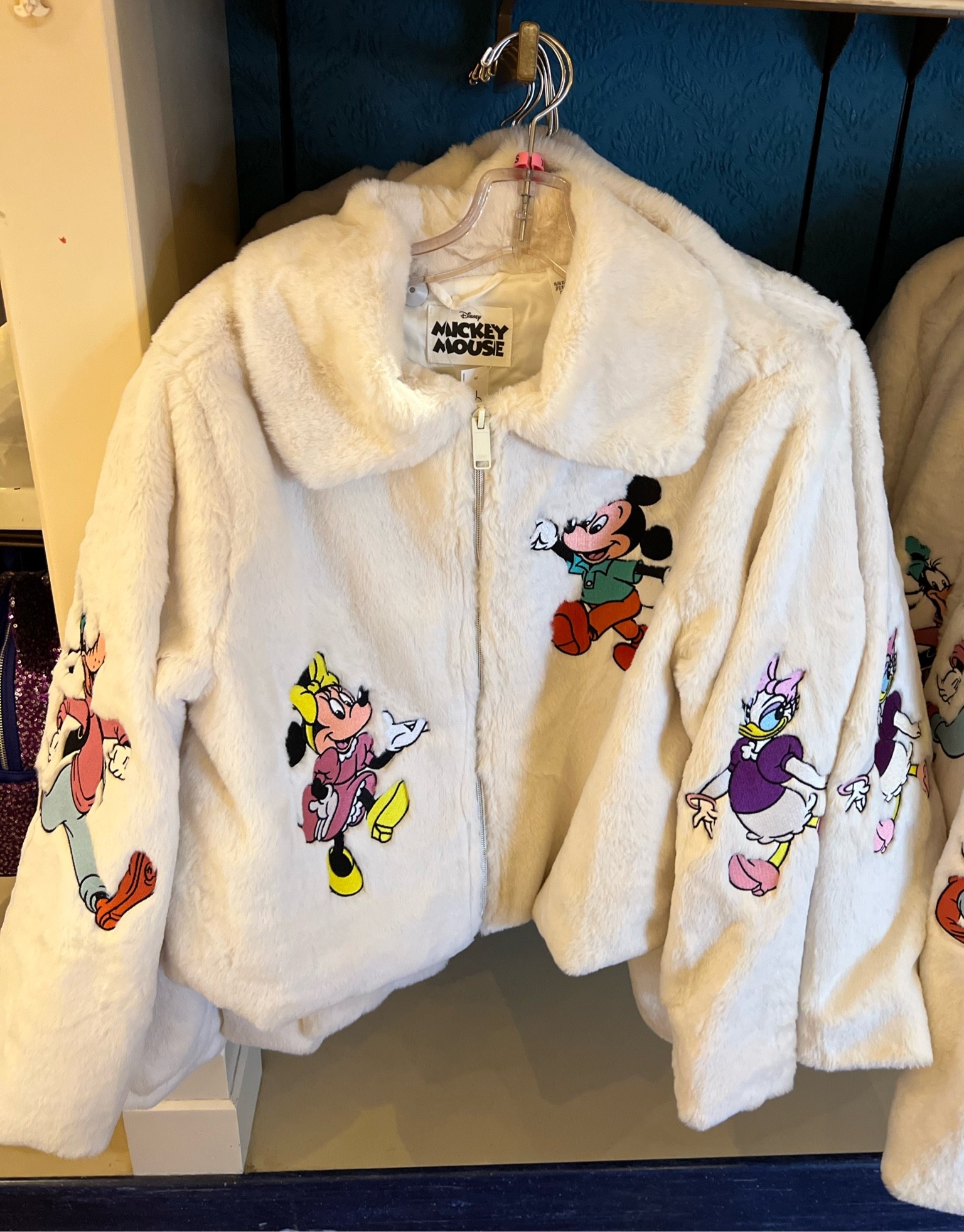 The Mickey & Friends Sherpa Fluffy Jacket is BACK IN STOCK!!! Grab it before it sells out again 💖✨