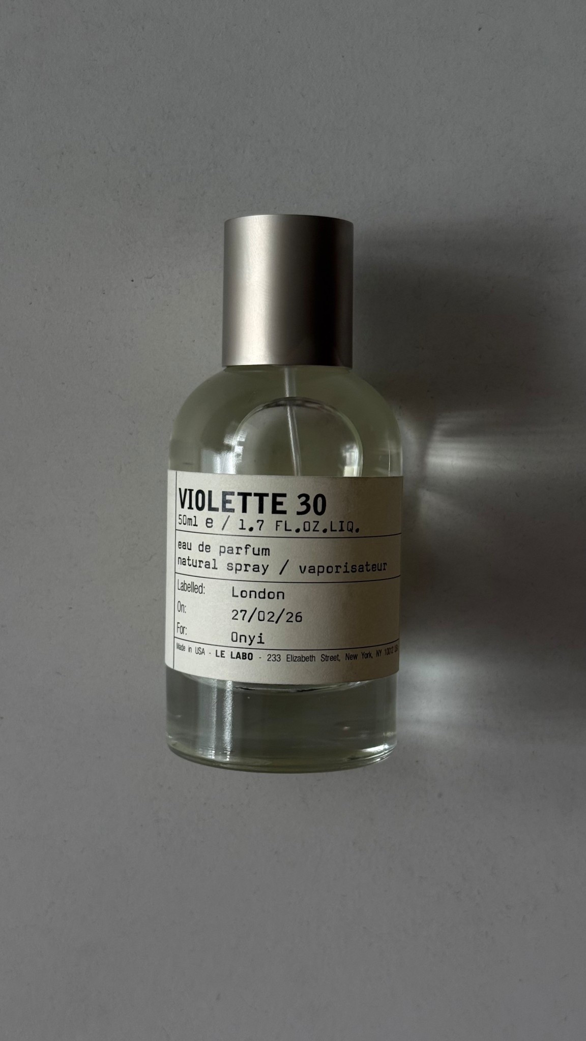 Violette 30

Soft violet, green and powdery.
Quiet, nostalgic, and effortlessly elegant.

le labo violette 30, le labo perfume, niche fragrance, violet perfume, fragrance aesthetic, perfume collection, minimalist aesthetic, niche perfume, fragrance lover, perfume photography

#LTKunboxing #LTKbeauty #LTKuk