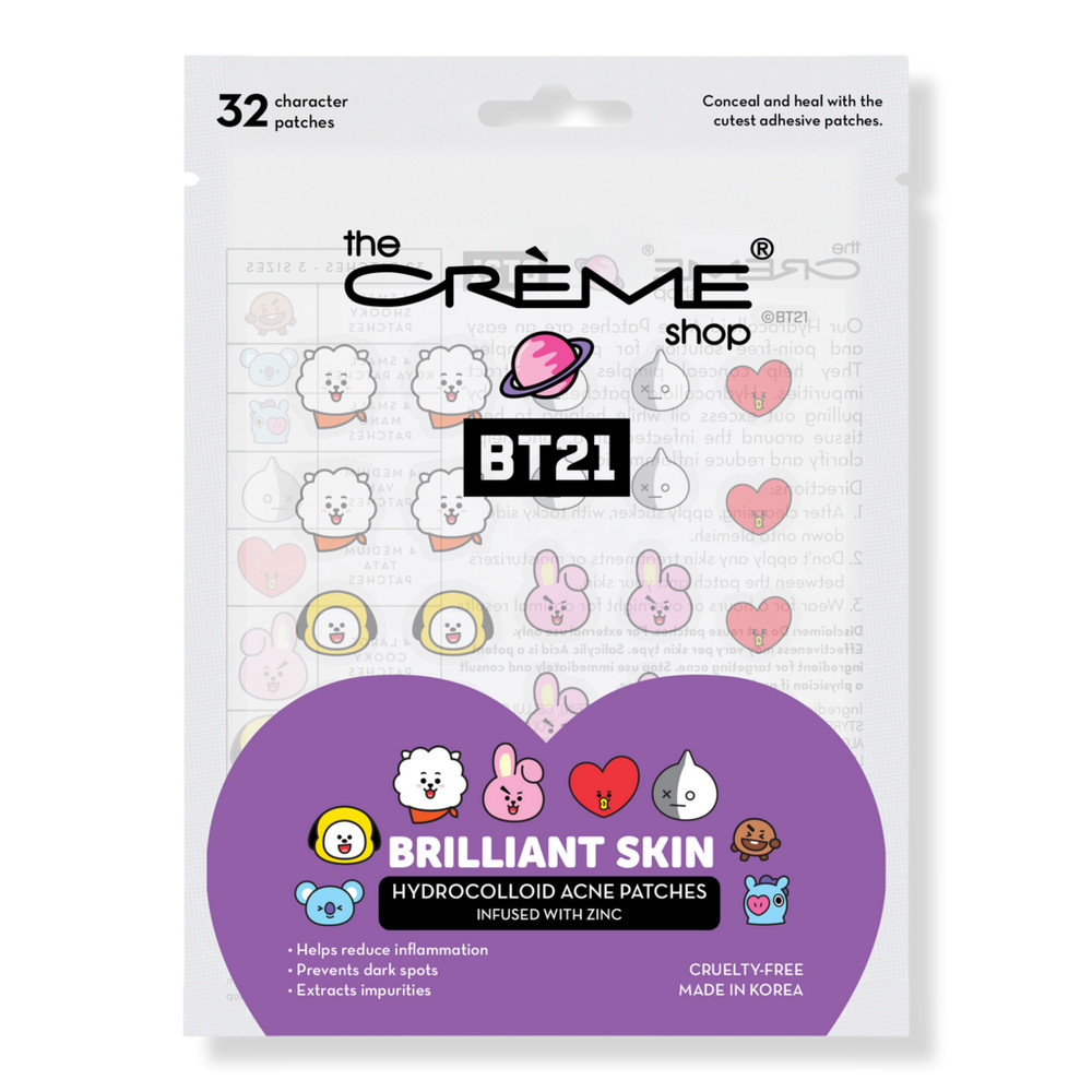 The Creme Shop BT21 Brilliant Skin Hydrocolloid Acne Patches | Ulta