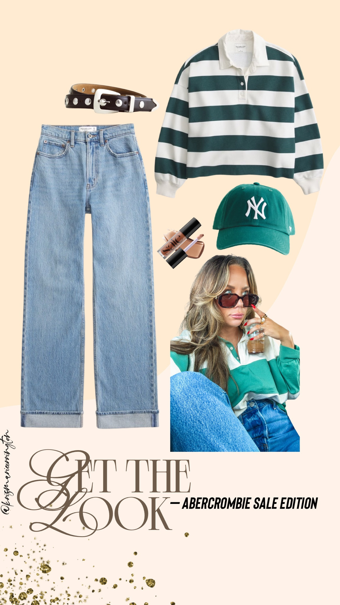 Abercrombie sale outfit! I do 25 regular jeans XS top 

#LTKFindsUnder100 #LTKFindsUnder50 #LTKSaleAlert