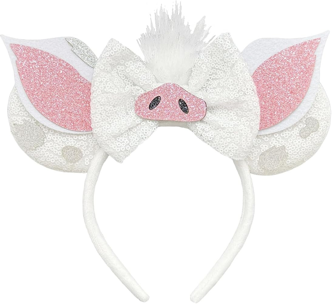 Mouse Ears Bow Headband With Accessories Decoration, for Cartoon Cosplay Costume Party | Amazon (US)