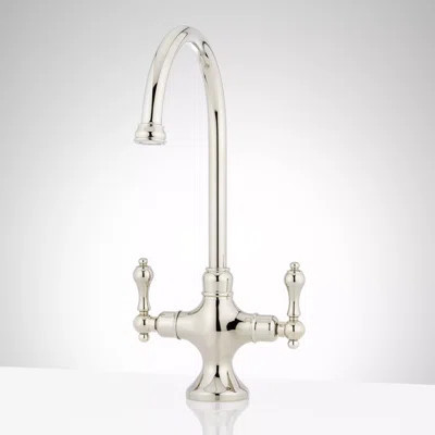Isabel Double Handle Single Hole Bar and Kitchen Faucet | Wayfair North America