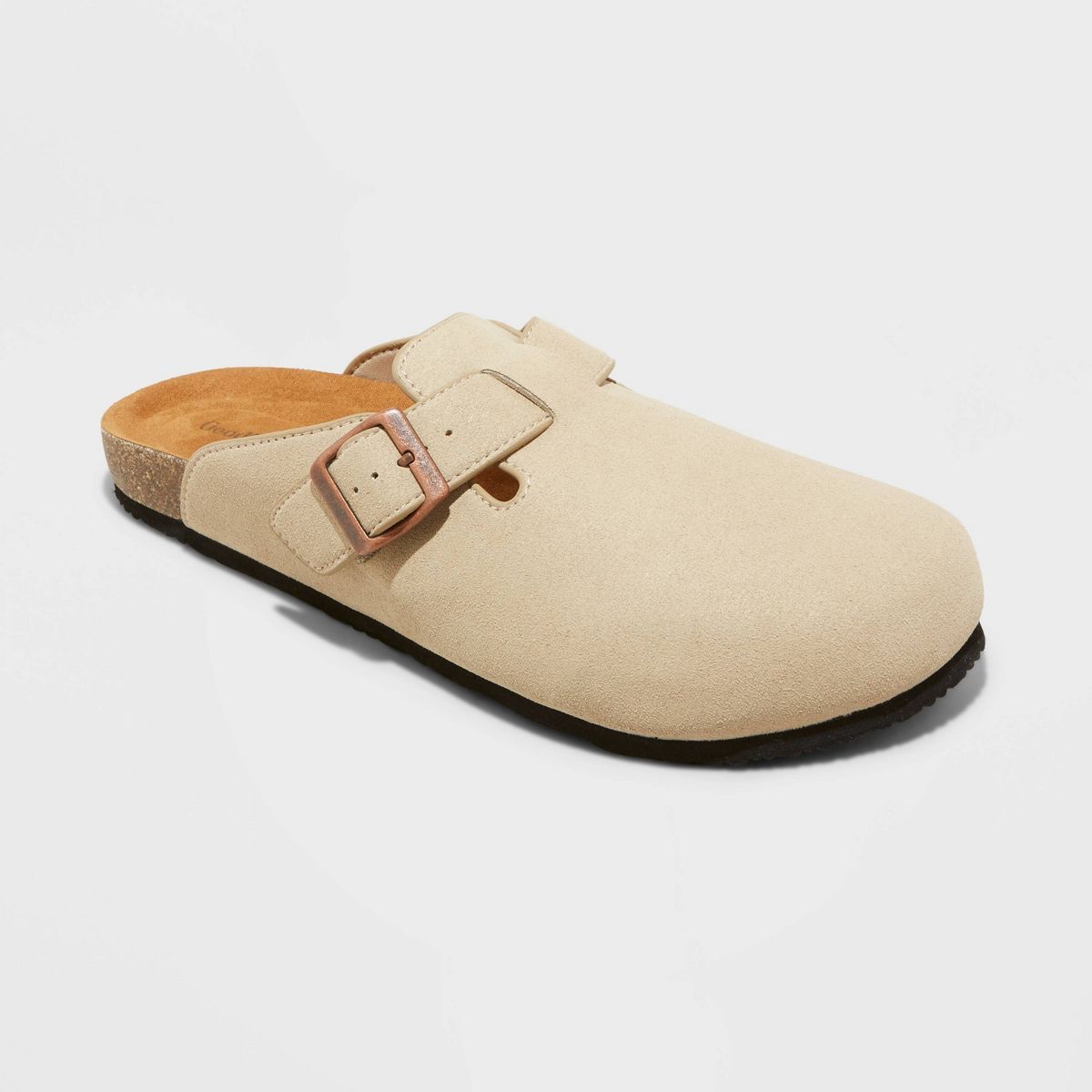Men's Arthur Clog Footbed Sandals - Goodfellow & Co™ Tan | Target