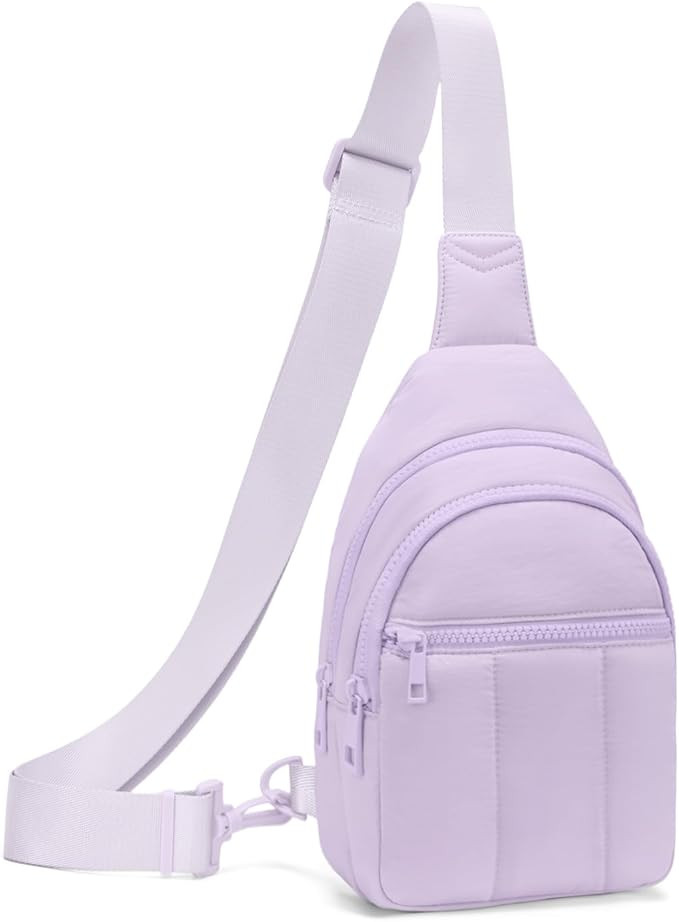 Quilted Puffer Crossbody Bags for Women Small Initial Sling Bag | Amazon (US)