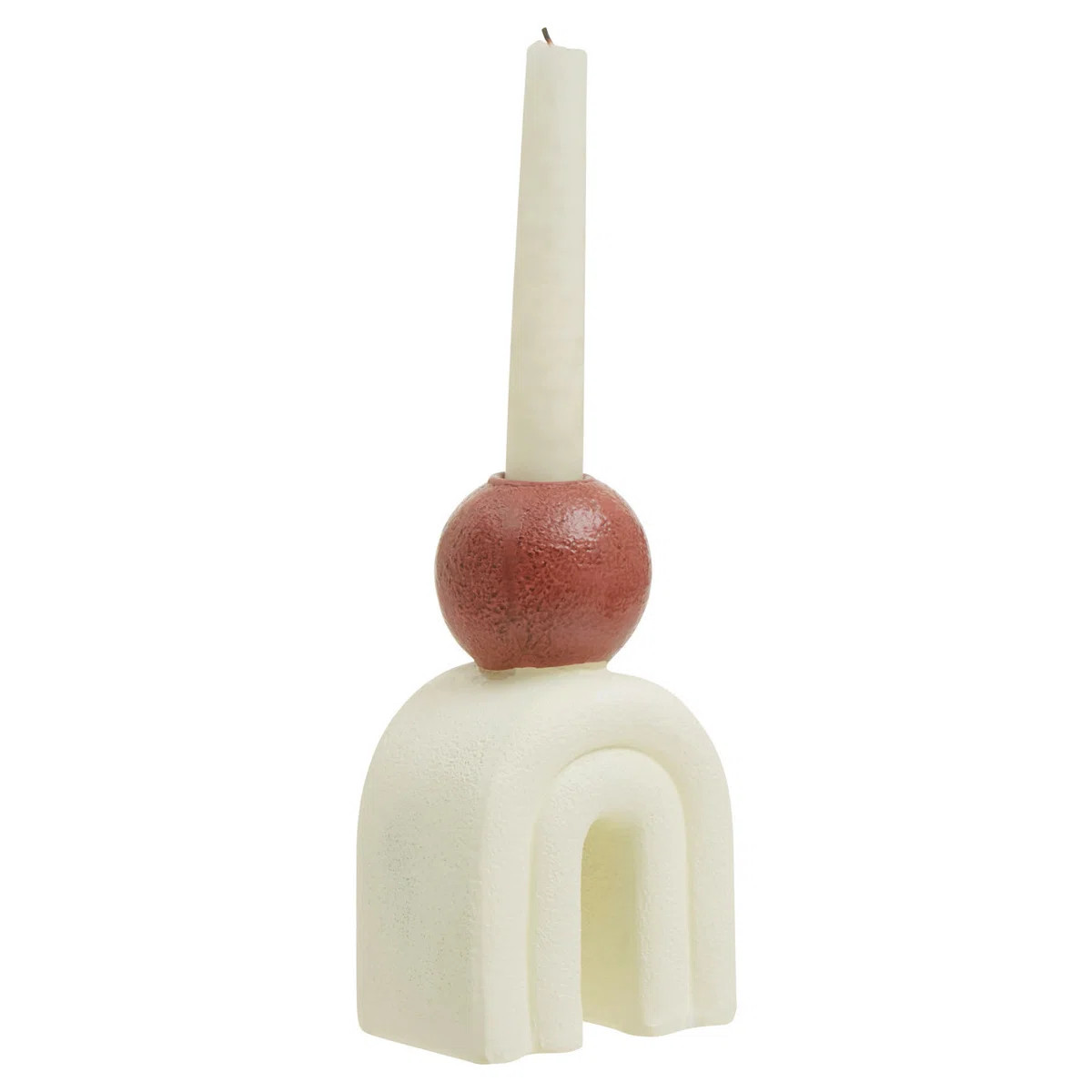 16Cm Stone Tabletop Candlestick | Wayfair UK