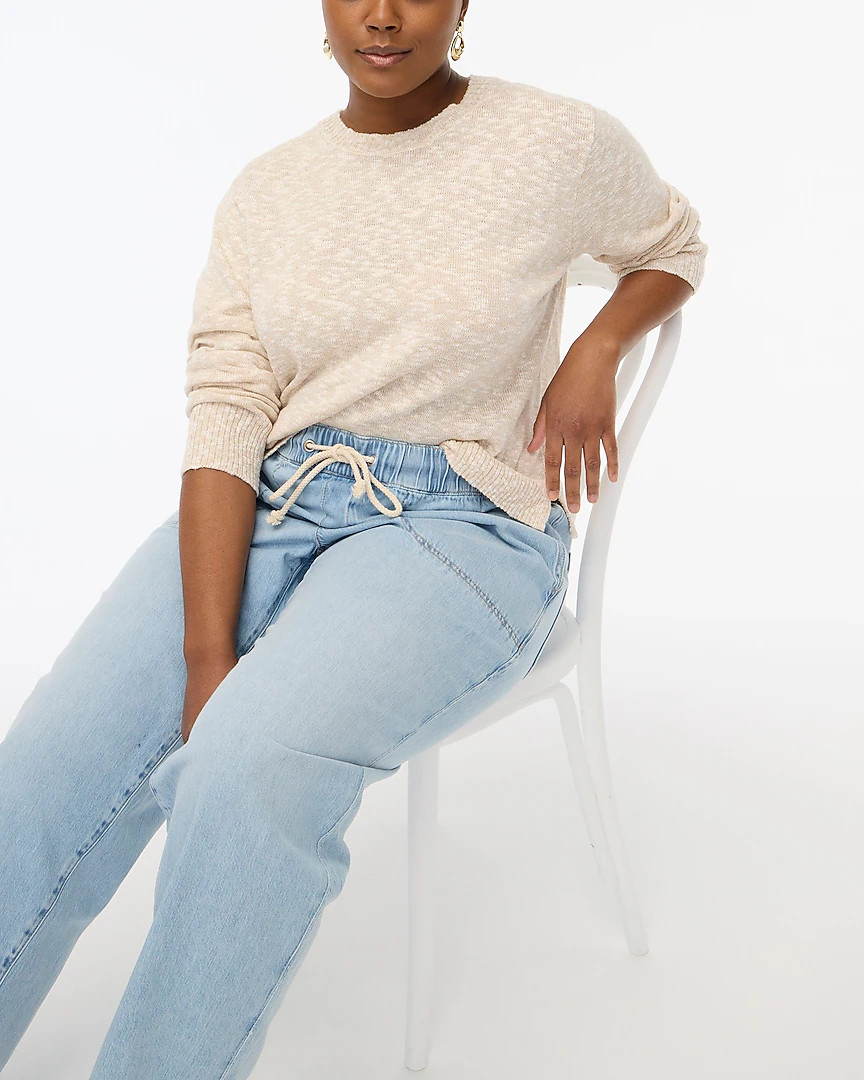 Crewneck beach sweater | J.Crew Factory
