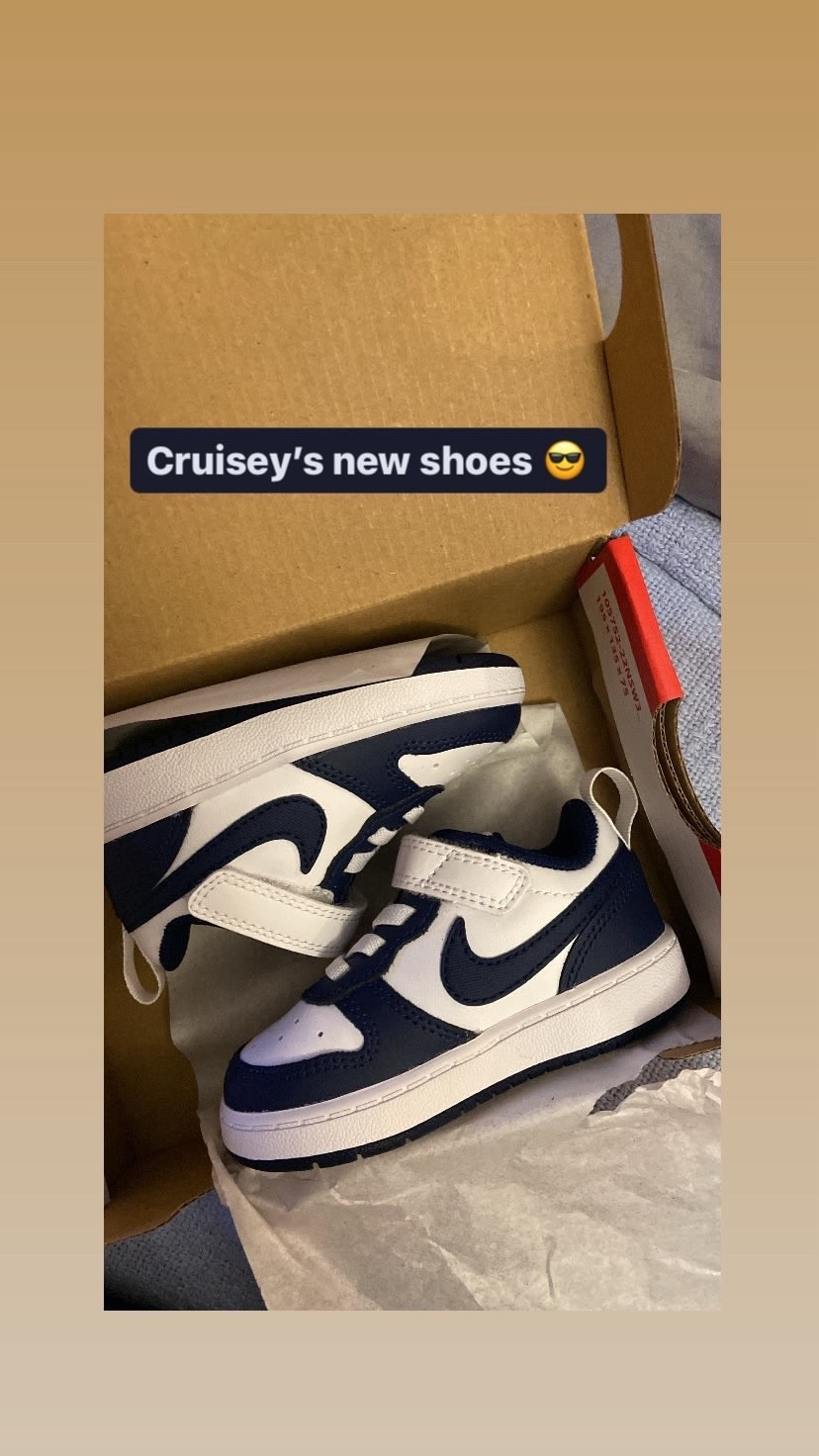 How cute are these toddler Nikes?! 💙👟 Shown here in blue and white, but they come in a variety of colors so you can find the perfect pair for your little one!

These Nikes add the perfect touch to any stylish toddler’s ensemble. 

Start your little ones off on the right foot with the Nike Court Borough. Made for the long haul, this recrafted legend uses a combination of durable materials on the upper and outsole to achieve a classic look.

#toddlernikes #toddlershoes #toddlersneakers 

#LTKBaby #LTKShoeCrush #LTKFindsUnder100