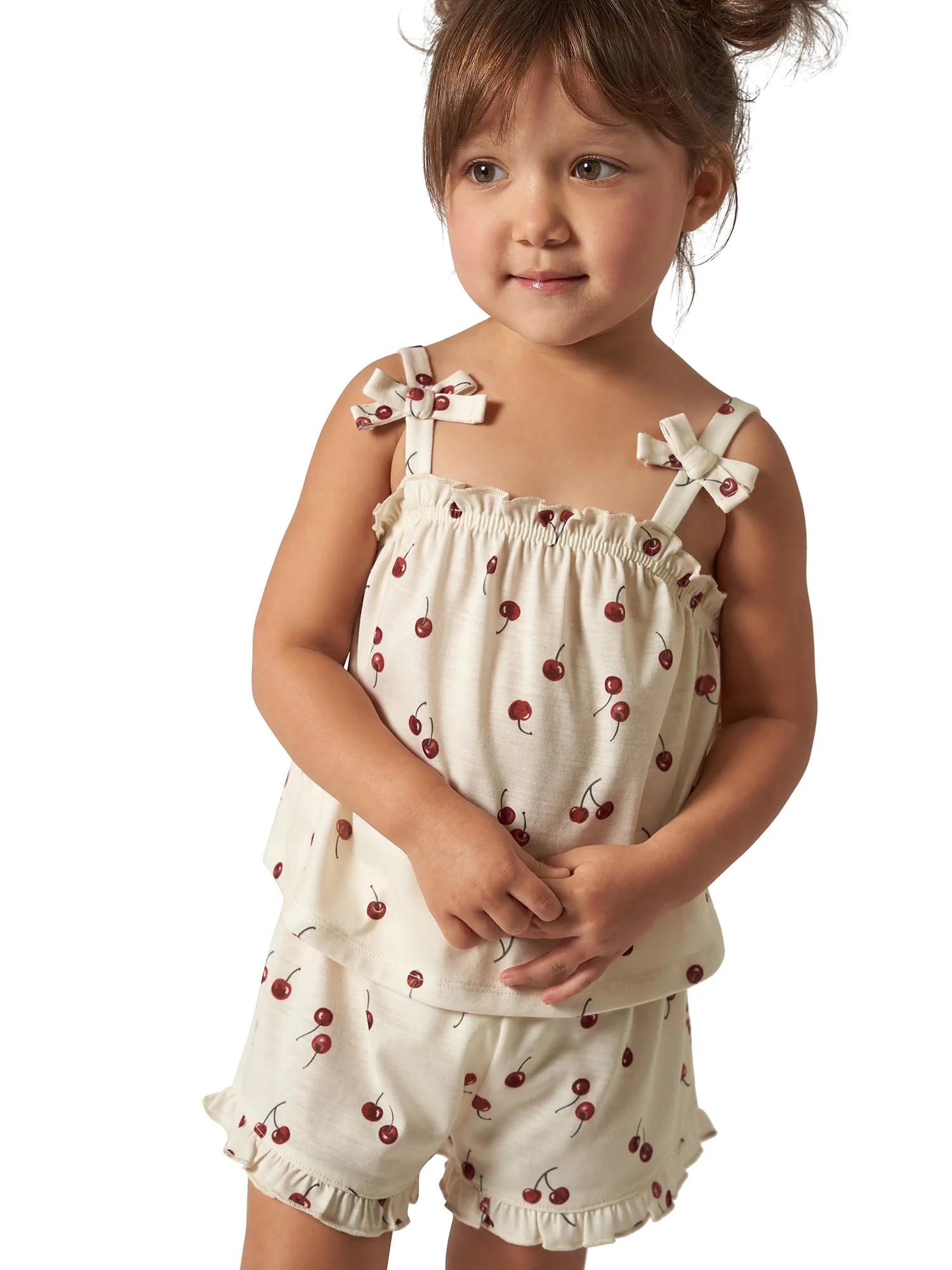 Modern Moments by Gerber Toddler Girl Cami Pajama Set, 2-Piece, Sizes 12M - 5T | Walmart (US)