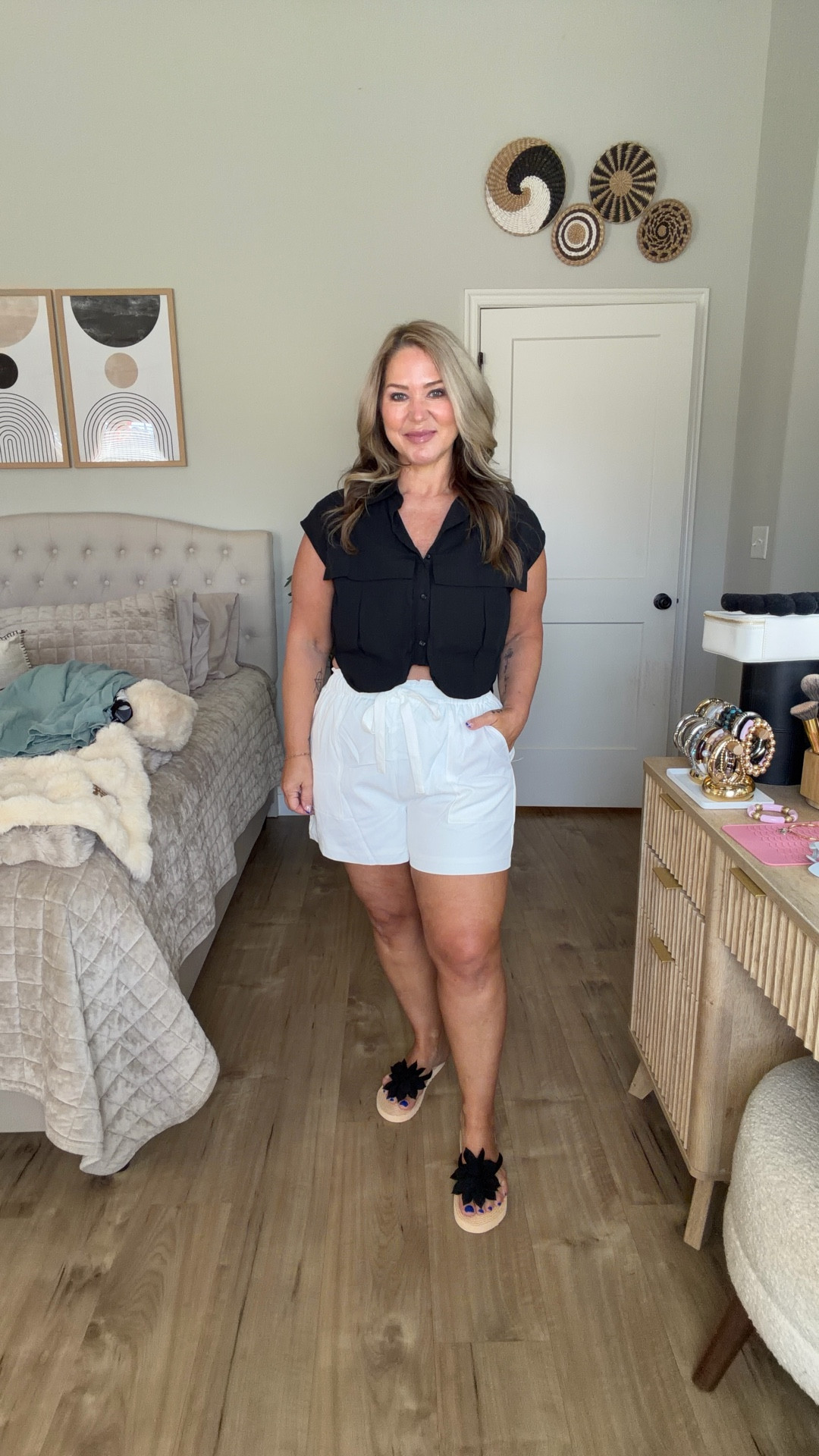 Size large in the top and shorts


#LTKOver40 #LTKMidsize #LTKPetite