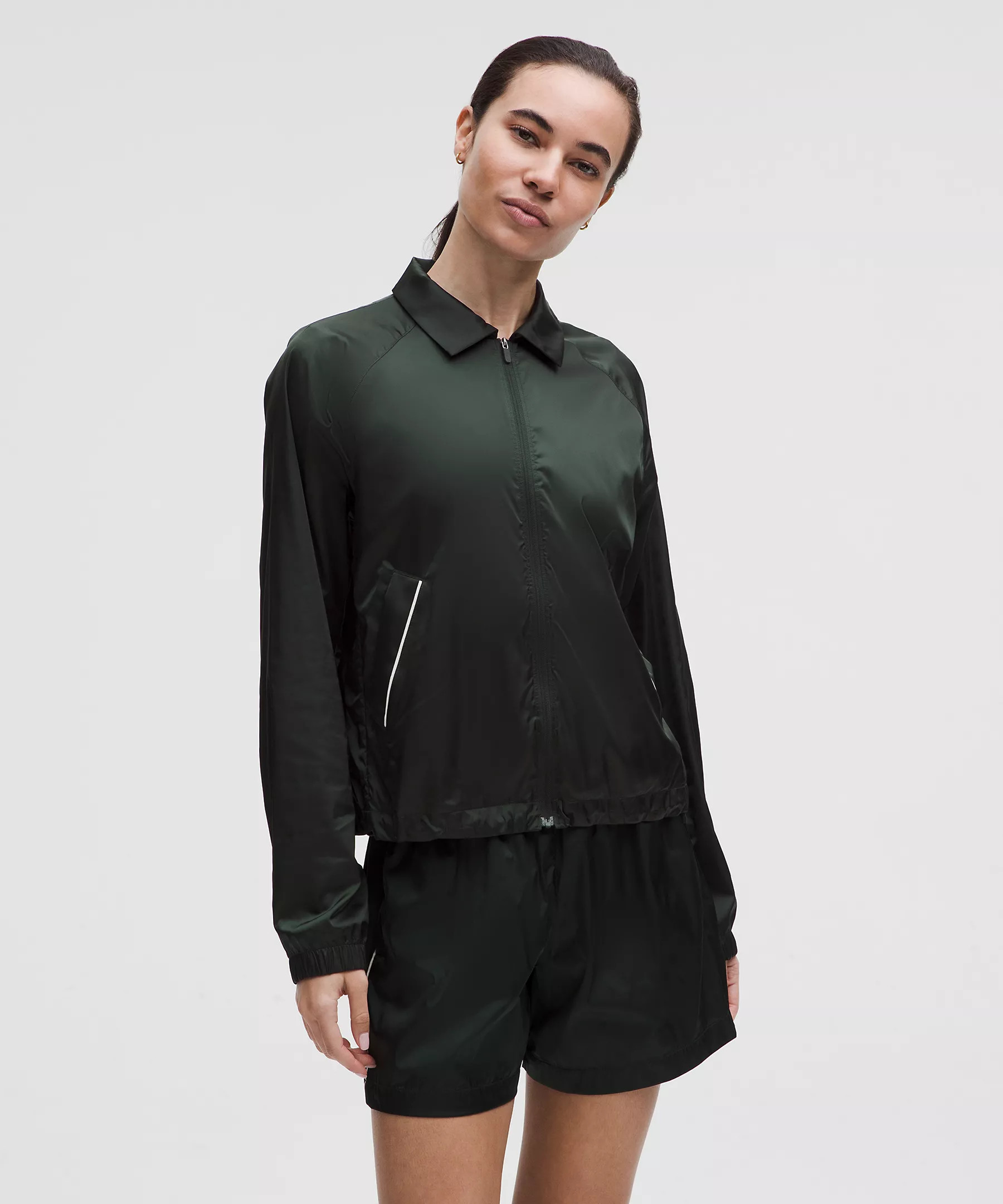 Stretch Satin Nylon Jacket | Women's Coats & Jackets | lululemon | Lululemon (US)