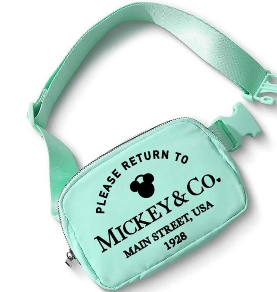 Please Return to Mickey and Co Belt Bag/disney Belt Bag/disney Crossbody/disney Trip Fanny Pack/m... | Etsy (US)