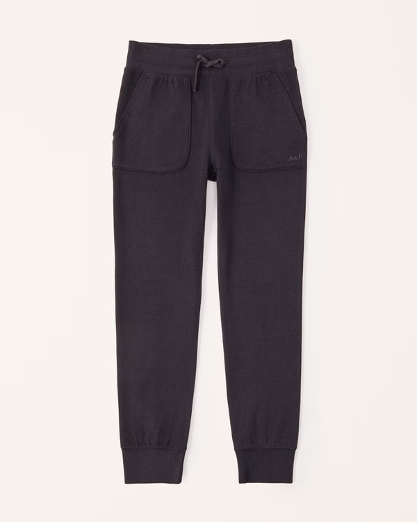 girls cozy joggers | girls bottoms | Abercrombie.com | Abercrombie & Fitch (US)
