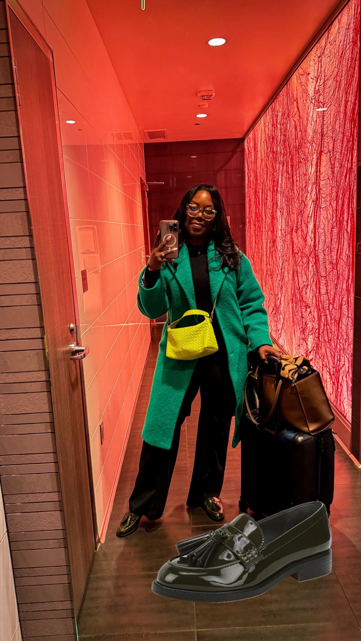 Heavy work travel for the next two weeks ✈️
Which means comfort is non-negotiable but style still matters. I grabbed these gorgeous green loafers for the airport walking from Amazon and could not be happier with how stylish they are! 

#Airportcomfort #Amazonfashion 