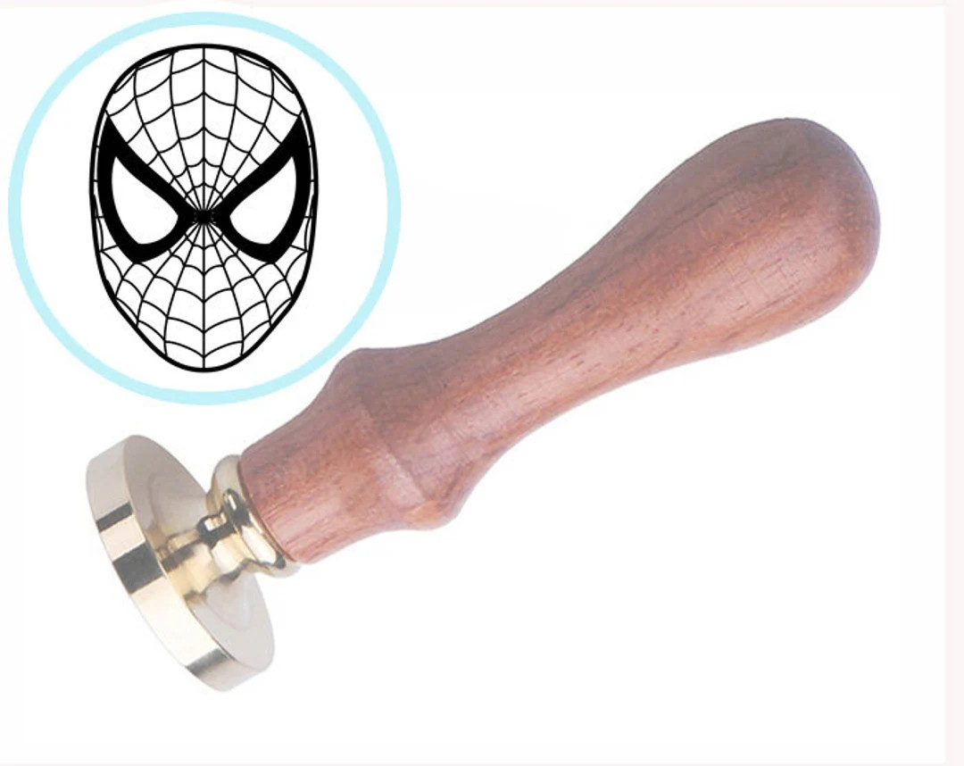 SPIDERMAN MASK Spider Man Wax Seal Stamp / Wedding Invitation / Birthday Party / Invitation Stamp... | Etsy (US)