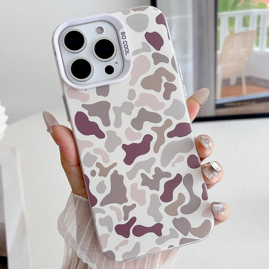 for iPhone 15 Pro Max Case, Vintage Camo Pattern Design for Men Boys Teens, Cool Camouflage Shock... | Amazon (US)