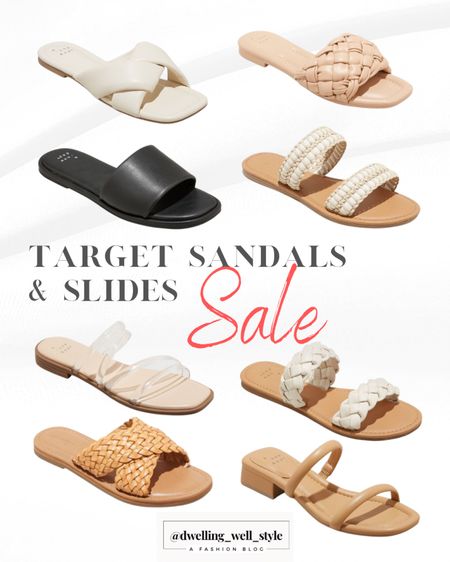 Target Sandals & Slides Shoe Sale!
Spring Break Sandals
All come in multiple colors!!! Tap the pics to see the color options on the website.

#LTKunder50 #LTKshoecrush #LTKsalealert