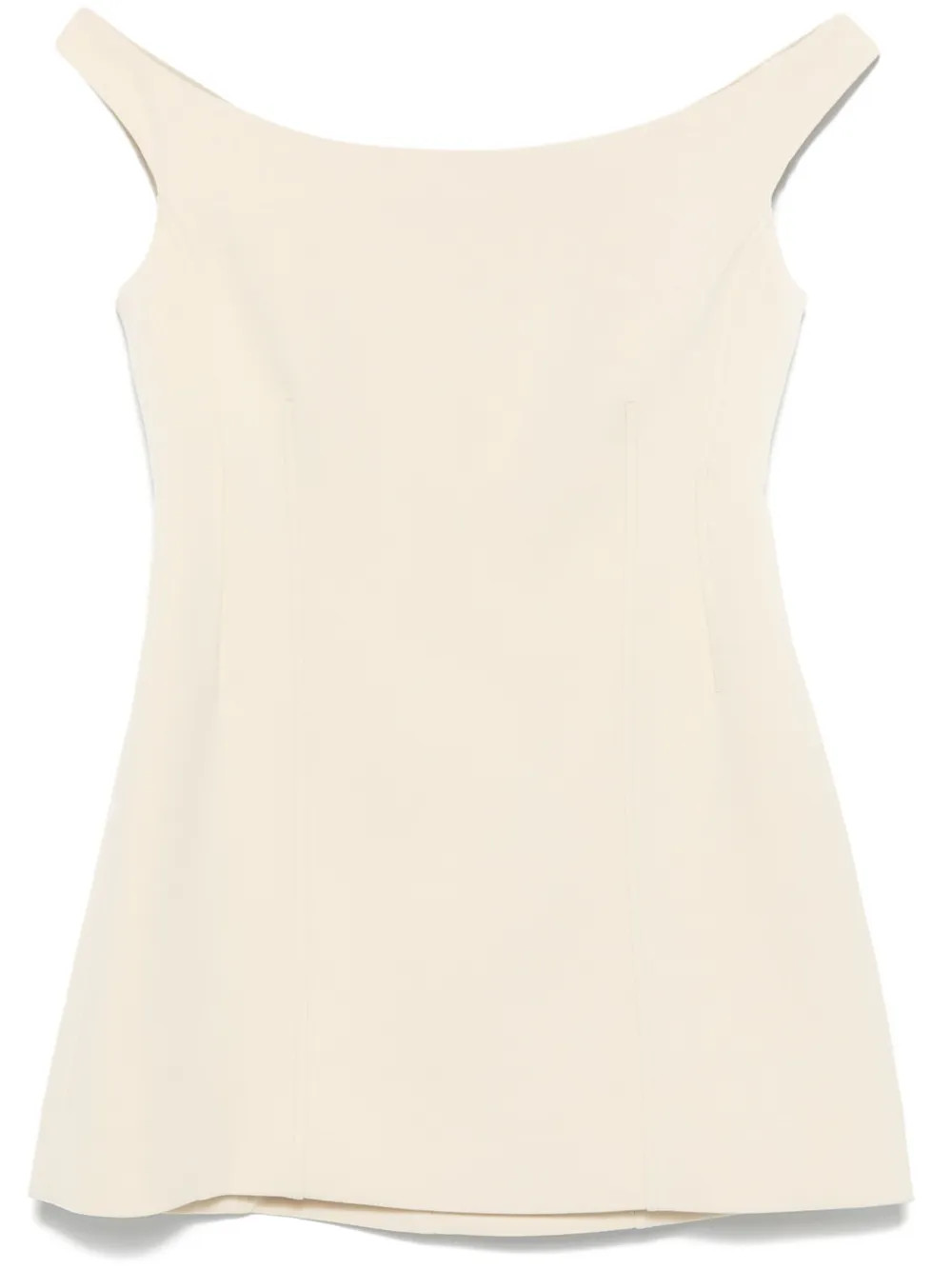 TOTEME Curved off-shoulder Top | Yellow | FARFETCH | Farfetch Global