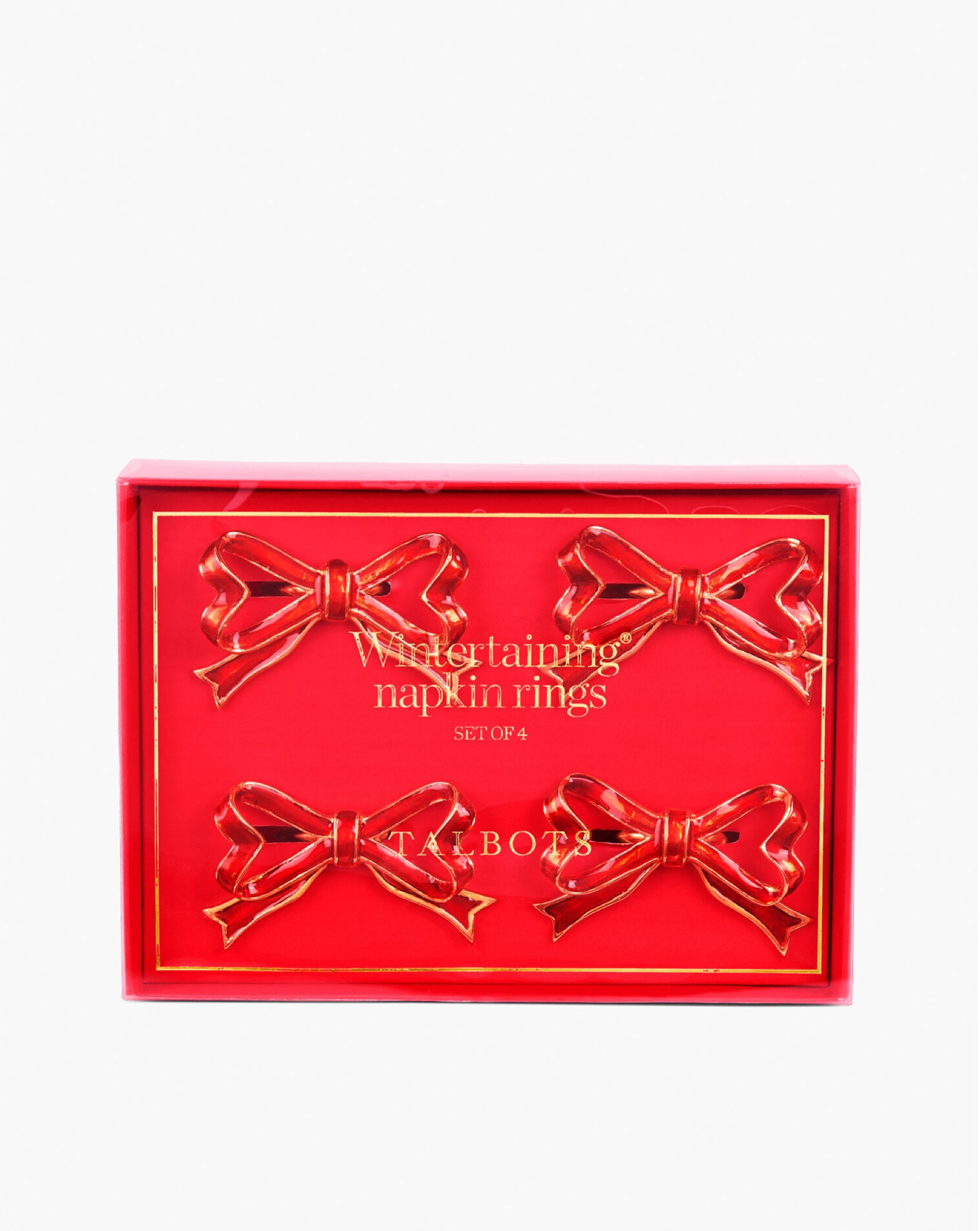 40% off Christmas Bow Napkin Rings. These would be so easy to take as a hostess gift for a holiday party or to even have wrapped up in case of an unexpected visitor that brings you a small gift. 

#LTKParties #LTKHoliday #LTKFindsUnder50