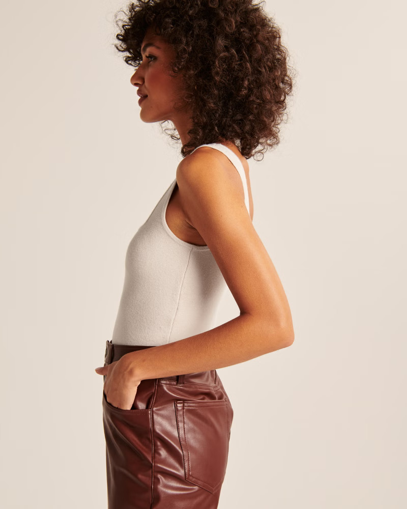 Women's LuxeLoft Squareneck Tank | Women's Tops | Abercrombie.com | Abercrombie & Fitch (US)