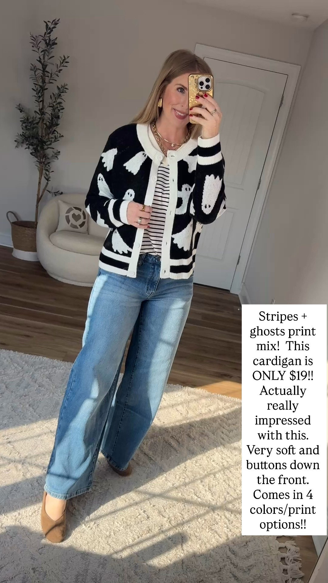 Ghost cardigan from Walmart

#LTKootd