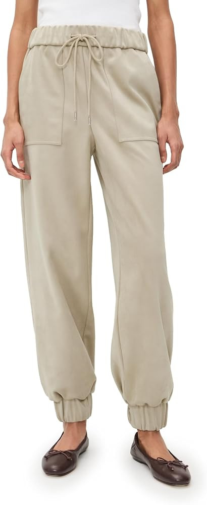 LE BOP Women's Remy Faux Suede Joggers | Amazon (US)