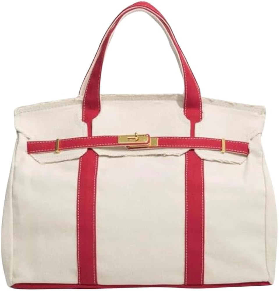 Canvas Caryall Tote 40 cm (Red) | Amazon (US)