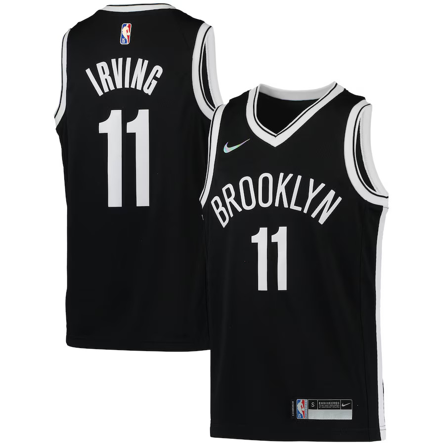 Kyrie Irving Brooklyn Nets Nike Youth 2021/22 Diamond Swingman Jersey - Icon Edition - Black | Fanatics