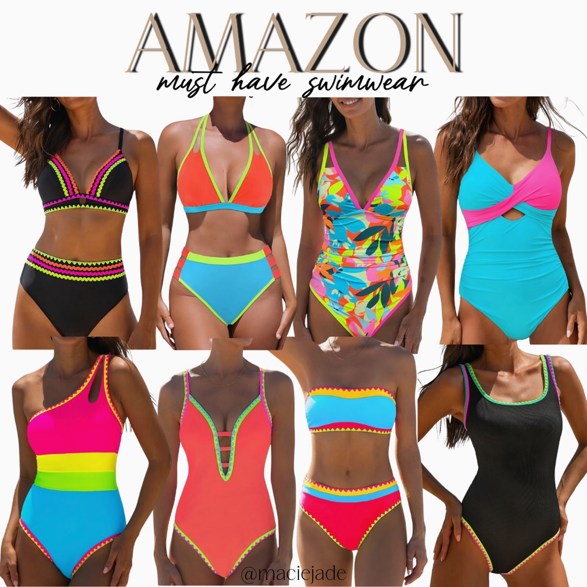 Amazon neon swimsuits for 2025! 💖✨ Perfect for spring break trips and summer 🙌🏻 Comment “need it” to shop these and more! 

#swimwear #swimsuits #springbreak #amazonswim #amazonfashion #amazonfinds #summervibes

#LTKSwim #LTKMostLoved #LTKSeasonal
