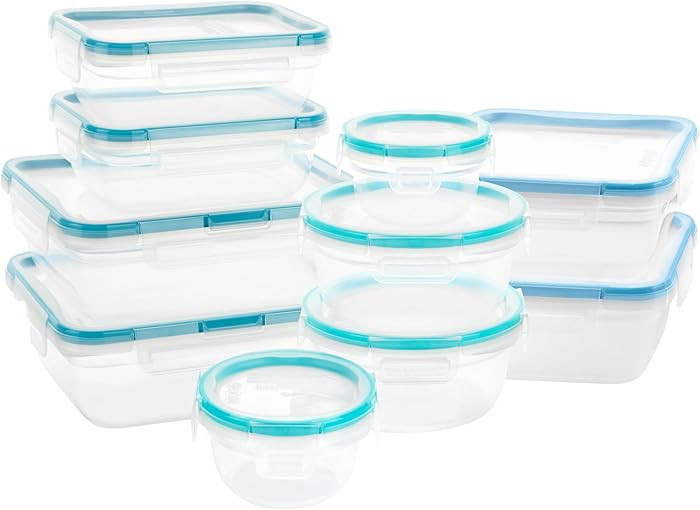 Snapware Total Solutions (10-Pack, Mixed Sizes) Plastic Food Storage Containers Set, Airtight & L... | Amazon (US)