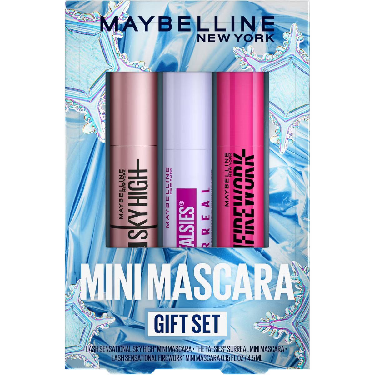Maybelline Lash Sensational Mini Sky High, Surreal and Firework Very Black Washable Mascara Kit -... | Target