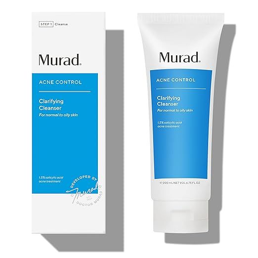 Murad Clarifying Cleanser - Acne Control Salicylic Acid & Green Tea Extract Face Wash - Exfoliati... | Amazon (US)