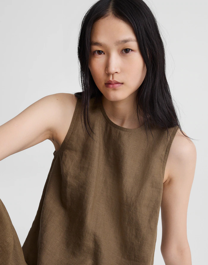 Shell Top in 100% Linen | Madewell