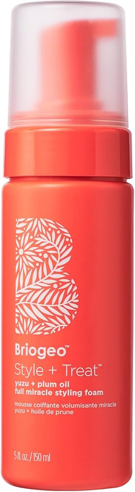 Briogeo Style + Treat Yuzu + Plum Oil Full Miracle Styling Foam, Vegan, Cruelty-Free, Control Fri... | Amazon (US)