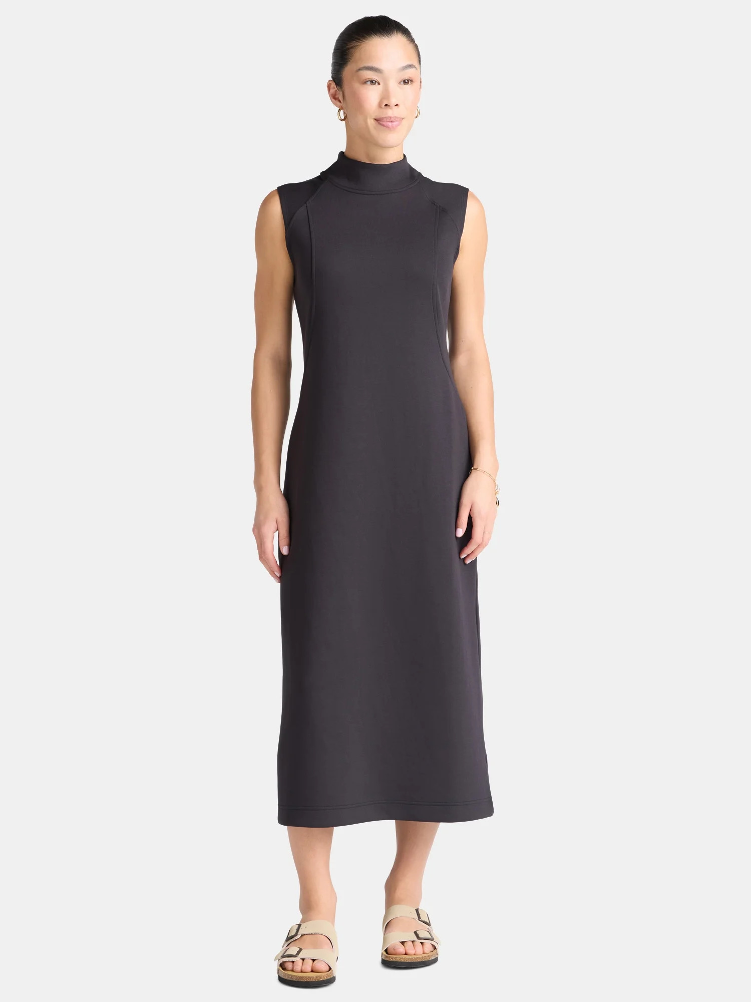 Avia Women's Knit Maxi Dress, Sizes XS-XXXL | Walmart (US)