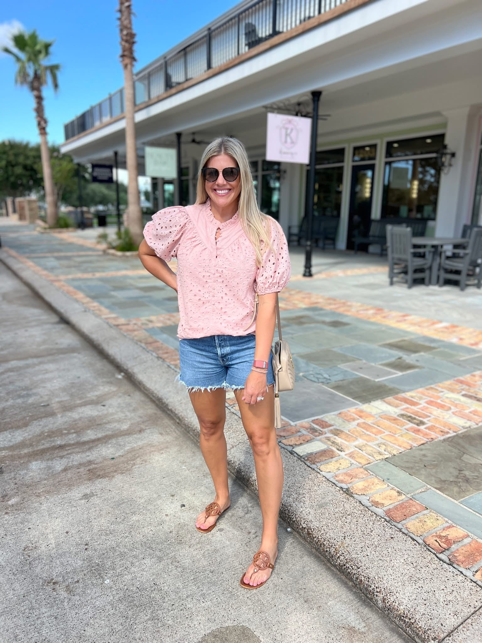 One of my favorite spring/summer tops! I have it in two colors! 