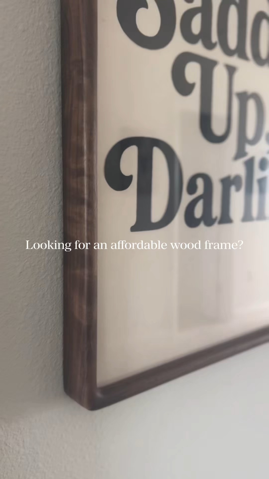 Found the prettiest real walnut frame for our wall 🤎
Looks custom but it’s from Amazon — linking it here if you’re updating art too!

#AmazonHome 

#LTKHome