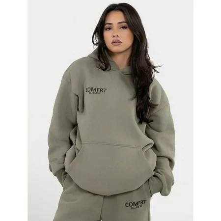 Comfrt | Oversized Coordinate Hoodie | Walmart (US)