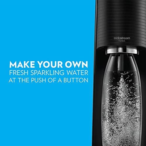 SodaStream Terra Sparkling Water Maker (Black) with CO2, DWS Bottle and Bubly Drop | Amazon (US)
