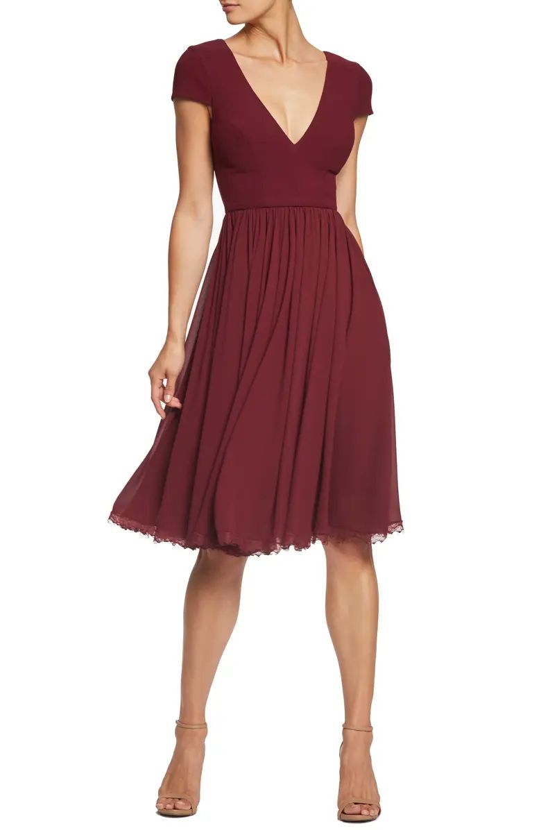 Corey Chiffon Fit & Flare Dress | Nordstrom