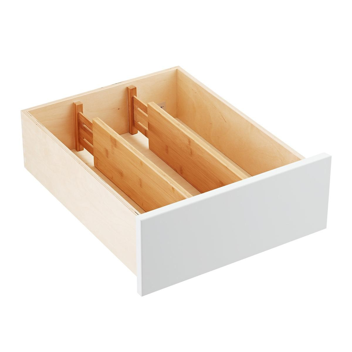 Bamboo Deep Drawer Organizers | The Container Store