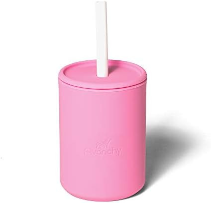 Avanchy 5 oz. MINI SMALL Silicone Cup Pink - Baby Cup - Baby Dishes Set - Infant Dish Set - First Fo | Amazon (US)