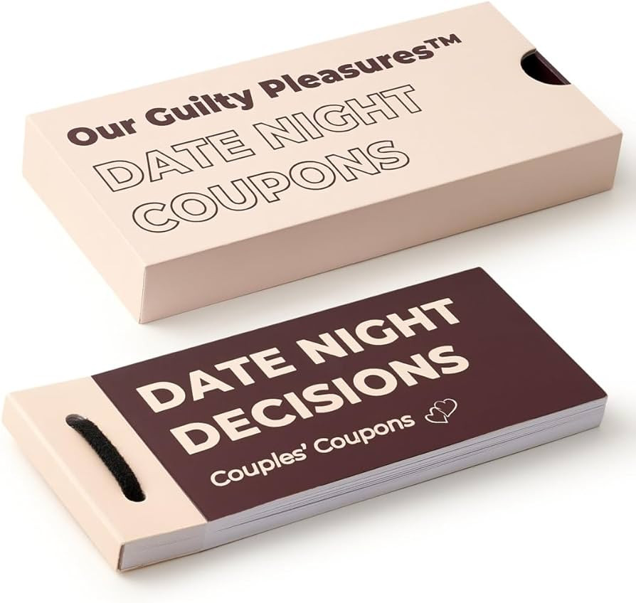Date Night Ideas Coupon Book – 54 Fun & Romantic Date Ideas for Him, Her, Girlfriend, Boyfriend... | Amazon (UK)