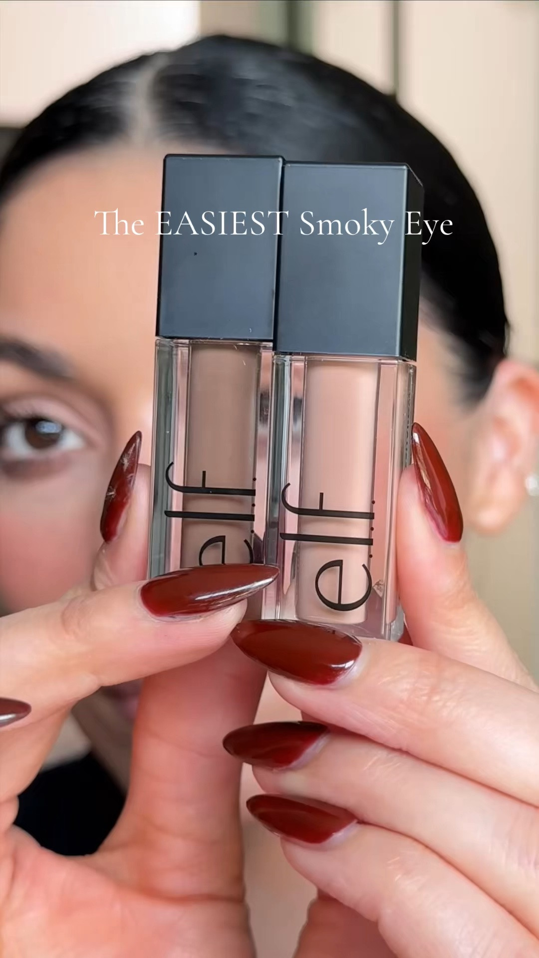 Save this easy smoky eye tutorial for the next time you want a soft, blended eye look without pulling out an entire palette. I used e.l.f. Cosmetics Liquid Velvet Eyeshadow in Beige & Boujee for the base and Cable Knit to add deeper smoky definition. An easy two-shadow technique for creating a quick smoky eye.

#LTKgrwm #LTKOver40 #LTKBeauty