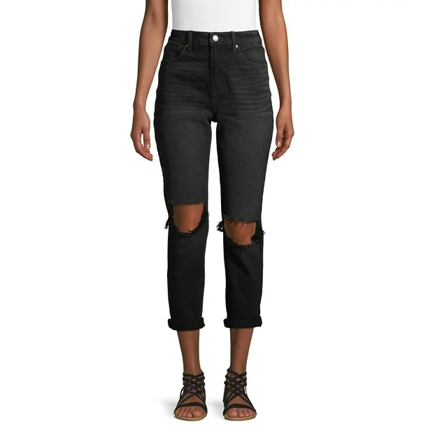 No Boundaries Juniors' Mom Jeans | Walmart (US)
