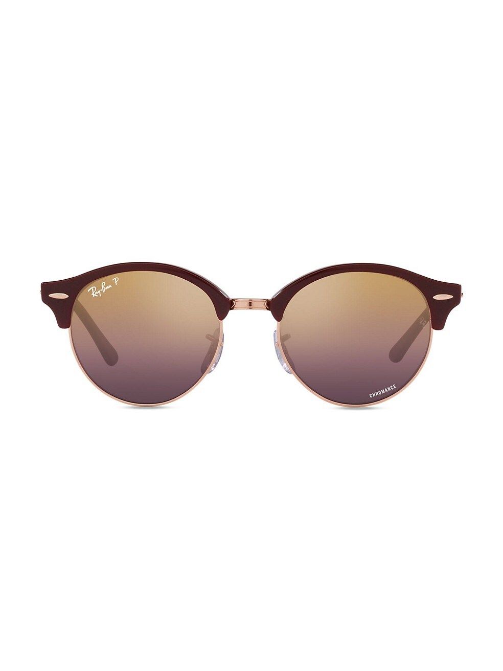 Ray-Ban RB4246 Clubround Classic 51MM Round Sunglasses | Saks Fifth Avenue