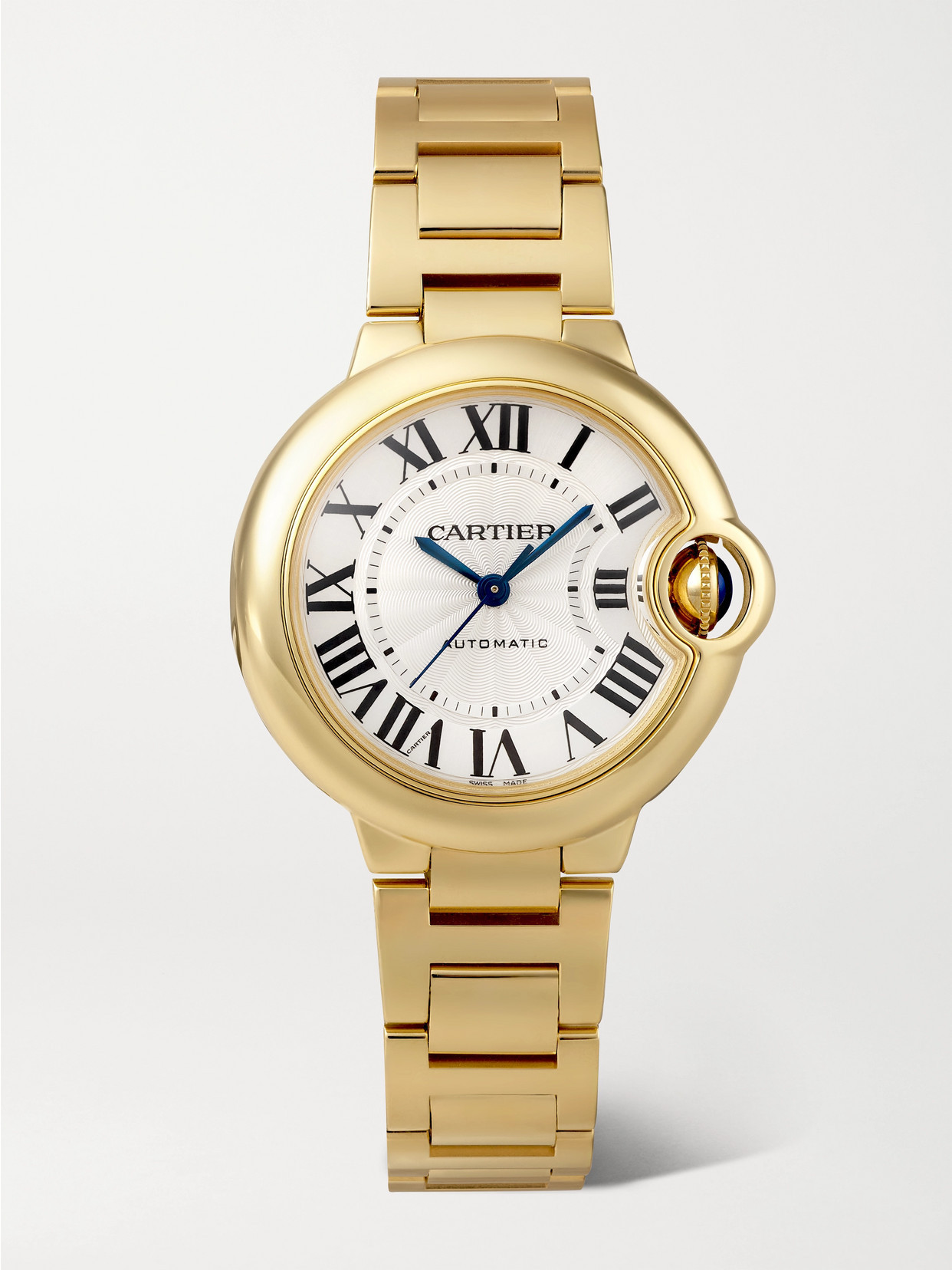 Cartier - Ballon Bleu De Cartier Automatic 33mm 18-karat Gold Watch - One size | NET-A-PORTER (US)