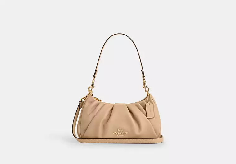 Teri Shoulder Bag With Ruching | Coach Outlet US